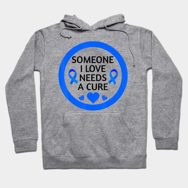 Diabetes awareness Someone I Love Needs A Cure Perfect Diabetes Gift Hoodie by thuylinh8